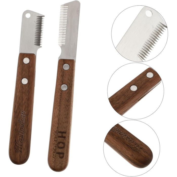 Дерев'яна щітка для грумінгу собак та котів BESPORTBLE - щітка для видалення ковтунів та догляду за шерстю