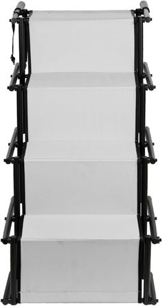 Рампа для собак Homewell - складана, до 70 кг, регульована, сіра