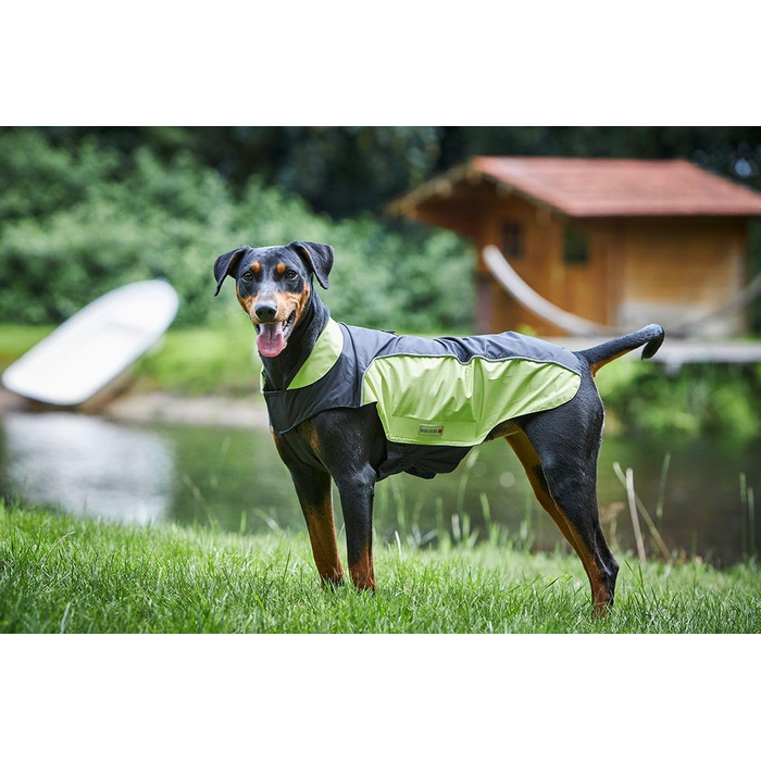 Вольтерс | Дощовик Easy Rain чорного та лимонного кольорів | Довжина спини 26 см