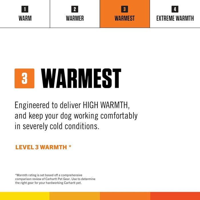 Carhartt фірмова утеплена куртка для собак, водостійка, міцна, без PFAS, для холодної погоди, коричнева, розмір M