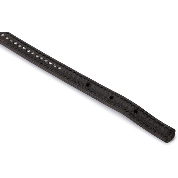 Karlie Halsband Vintage Strass: чорний намисто з стразами, розмір L (30 см x 17 мм), дворядне