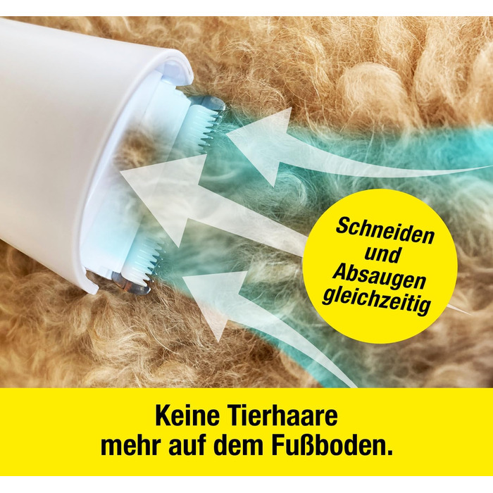 Набір для грумінгу тварин CARRERA [7 в 1]: пилосос, машинка для стрижки шерсті, щітка, 450W, 3,3L (собаки, коти)