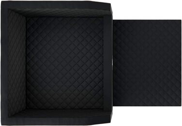 Клітка-переноска Knuffelwuff Cargo для собак в авто, чорна, 45x45x30 см, сидіння-переноска для переднього сидіння