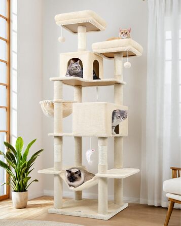 Котячий будиночок Globlazer Kaktus XXL 195 см: будиночок, лежанка, гамак, когтеточка для котів