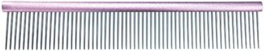 Грумінг гребінець GROOM PROFESSIONAL Spectrum Kamm 50/50 для собак з густим хутром, 25 см, рожевий
