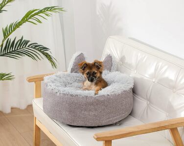 Ляжка для собак та котів Astorpet Foxy, сіра, велика та середня, зручна, миюча (L)