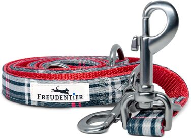 Набір нашийник і повідок для собак FREUDENTIER Edinburgh, регульований, 2 м, для великих, середніх і малих порід, з подарунковою коробкою