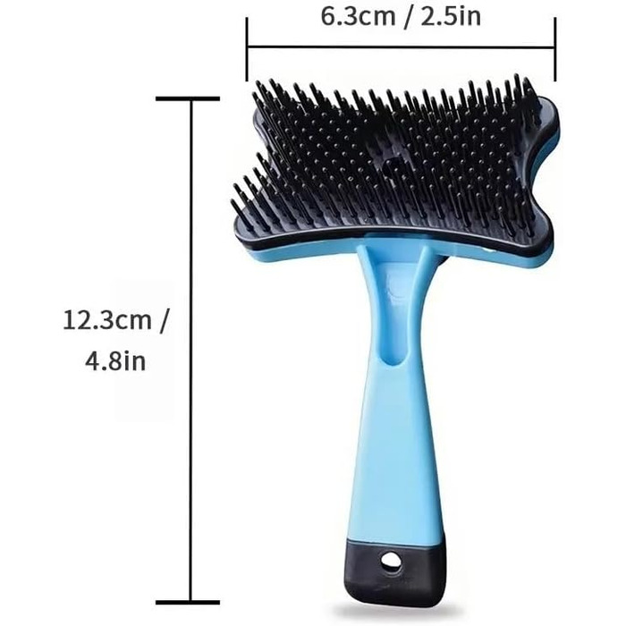 Щітка для собак, інструмент для догляду за шерстю, професійна якість (Blue)