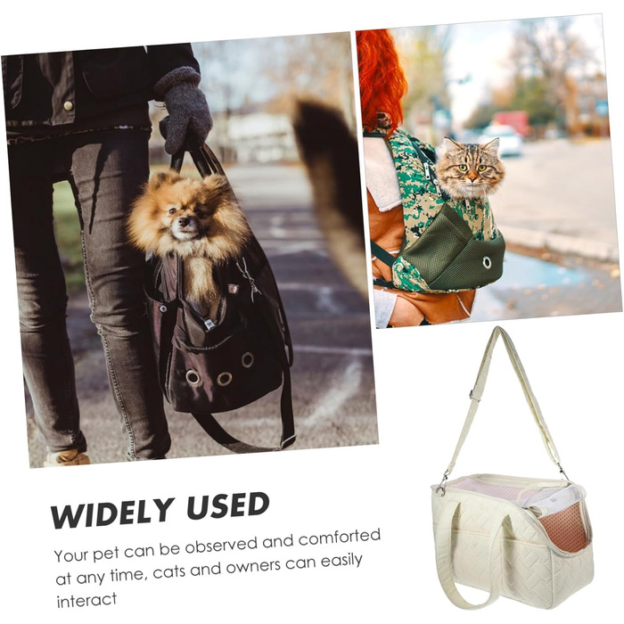 Транспортна сумка для котів та собак INOOMP: міцна, складана, з кишенею, для подорожей