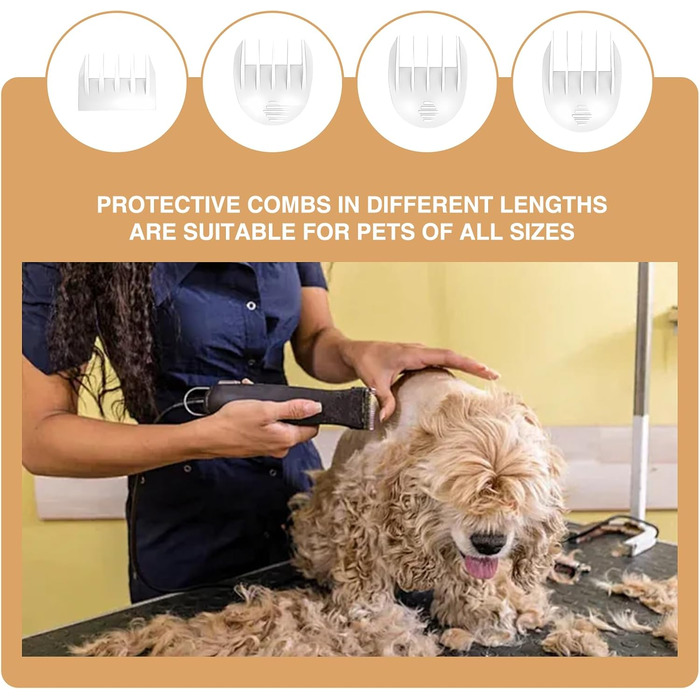 Триммер для собак 4-в-1: догляд за шерстю, стрижка, грумінг