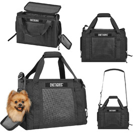 Транспортна сумка для собак OneTigris, переноска для котів та цуценят до 5 кг, M 2.0