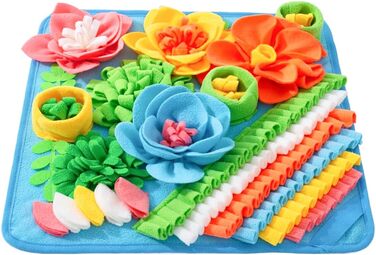 Килимок для пошуку їжі для собак, навчальний килимок для собак та котів, іграшка-килимок для цуценят та дорослих собак