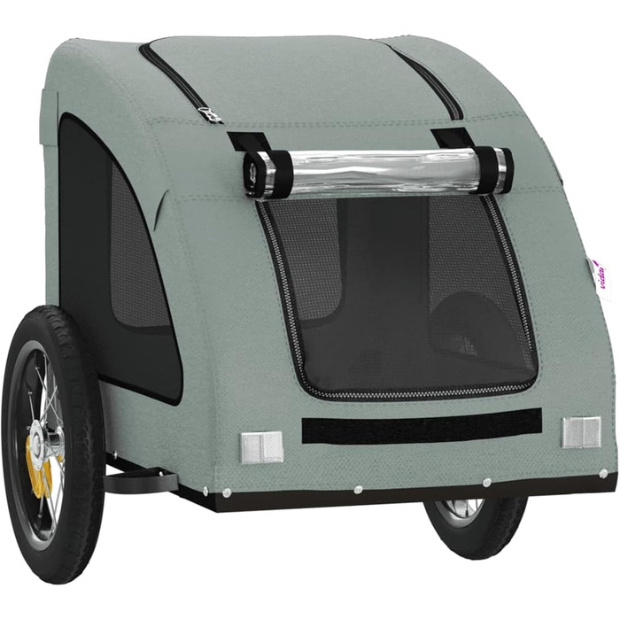 Кіяниця для собак Oxford, сіра, 124x53x53 см, для маленьких собак та котів (Model93951)