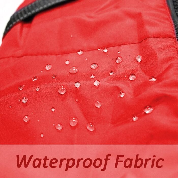 Зимові куртки для собак, жилети для собак з шлейкою, тепла куртка для собак, зимові куртки для собак для вітру та вологи, відбивачі, флісова зимова куртка для маленьких, середніх та великих собак (червоний, L) L червоний