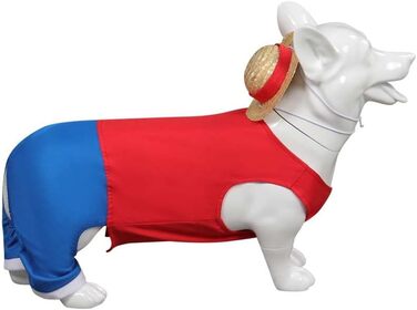 Костюм для собак, кумедний, косплей, костюми на Хелловін, червоний, поліестер, розмір Small