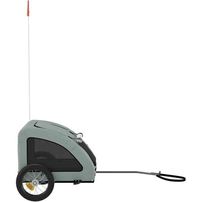 Кіяниця для собак Oxford, сіра, 124x53x53 см, для маленьких собак та котів (Model93951)