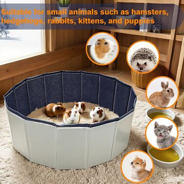 Клітка-загон для дрібних тварин GHWMYD, складана, 80x30 см