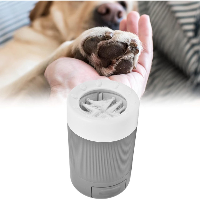 Портативний очищувач лап для собак Yctze - сірий колір