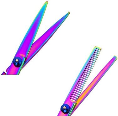 Набір для грумінгу собак та котів: професійні ножиці, триммер, гребінець, нержавіюча сталь, 17.8 см