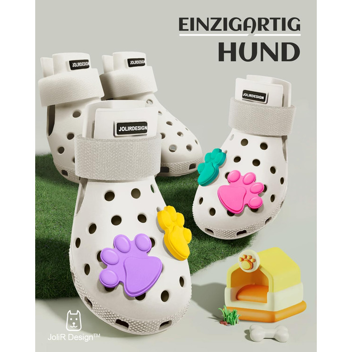 Чоботи для собак: захист лап, водонепроникні, зручні, дихаючі, неслизькі, легко миються. Ідеальні для літа та зими (S, білий)