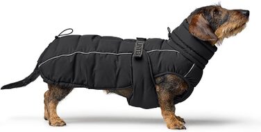 Накидка для такси HUNTER Paxson, чорний, водовідштовхуючий, з підкладкою, для маленьких собак з довгим тілом