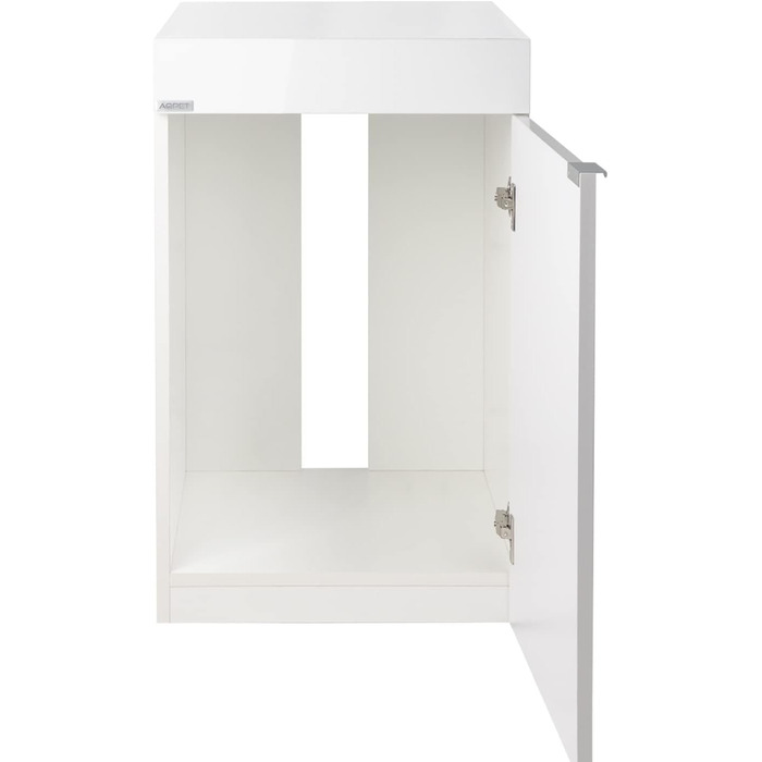 Тумба для акваріума AQPET Cabinet 50, дерево, глянцева, 50x50x80 см, біла