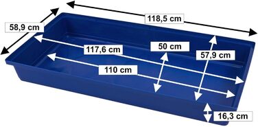 Клітка для кроликів і морських свинок Sammy 120, сріблясто-синя