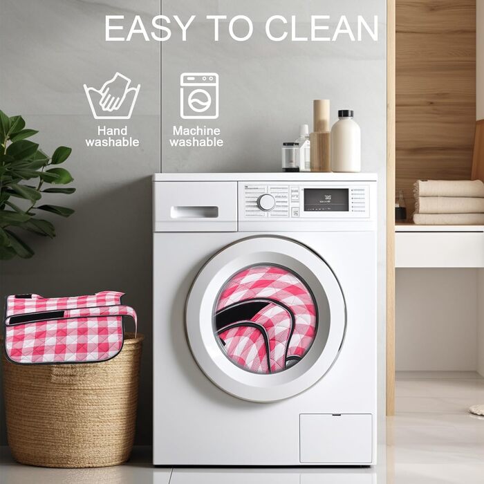 Водонепроникний собачий плащ Geyecete для такс, зимовий, з флісовою підкладкою, регульований, для вулиці, розмір M (довжина спини 42-45 см), в клітинку, рожевий