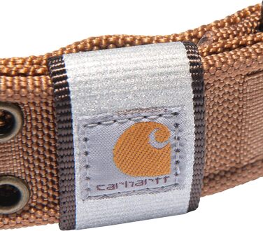 Carhartt нашийник для собак, регульований, широкий, коричневий, розмір M