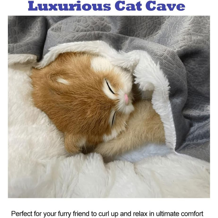 Кругле ліжко для собак та котів, плюшеве, 60 см (Бежевий)