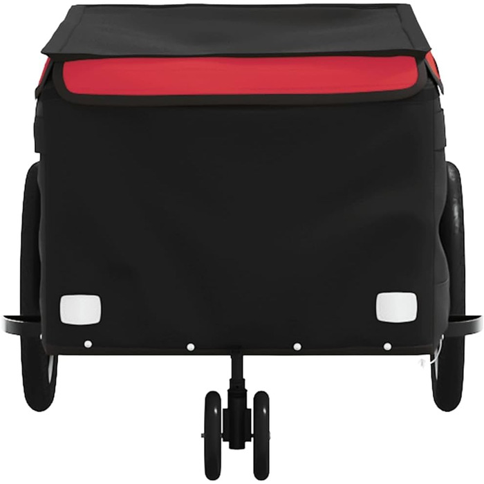 Фармінгераж Gecheer: вантажний причіп для велосипеда, транспортна коробка з пластику (124 x 53 x 45 см, червоний)