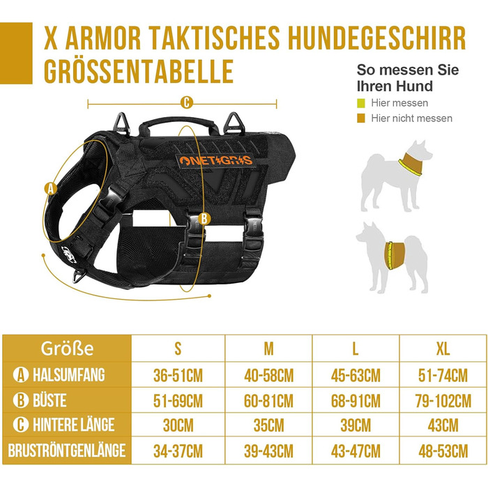 Тактична шлейка для собак OneTigris X Armor з металевою пряжкою і D-кільцем, лазерне різання, жилет із двома ручками для середніх і великих собак