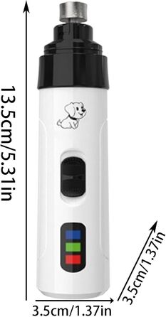 Електричний триммер для собак, пилка для нігтів, шліфувальник кігтів, USB зарядка, інструмент для грумінгу, тихий триммер для собак