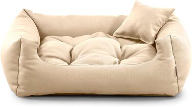 Gutekissen® Лежанка для собак, подушка для собак, лежанка для собак - міцна, високої якості NEO (L - 90x75, Бежевий)