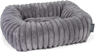 TrendPet Бісквітне ліжко для собак (Сірий, S)