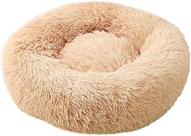 Крісло-лежанка для собак та котів Astorpet Super Donut, зручне, миється, розмір M, колір кремовий