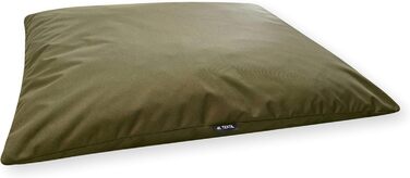 Водонепроникна лежанка для собак 4L Textil ZOE, знімний чохол, велика, 100x80 см, темно-зелена