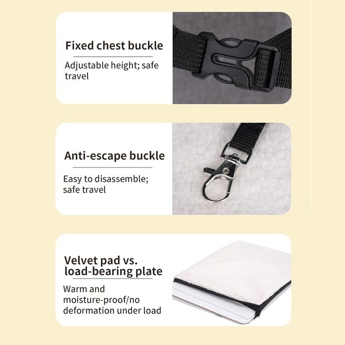 Сумка-переноска для собак у велосипедний кошик | Зручна переноска для тварин з поліестеру | Велосипедна переноска для собак | Рюкзак-переноска для собак з регульованою вентиляцією для походів