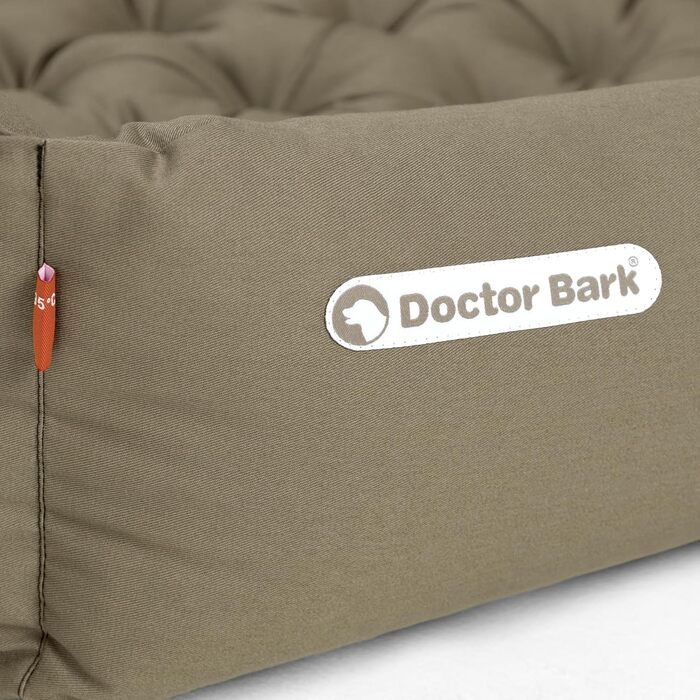 Ортопедичне ліжко для собак Doctor Bark - зручне та гігієнічне, 70x60 см, золото-коричневе (S)