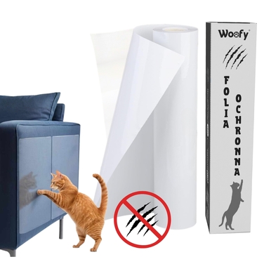 Прозоре самоклейне захисне покриття Woofy, 300x45 см