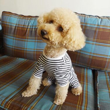 Захисний боді для собак після операції Kukater: захист ран, алергії, линька (XL, чорно-білі смуги)