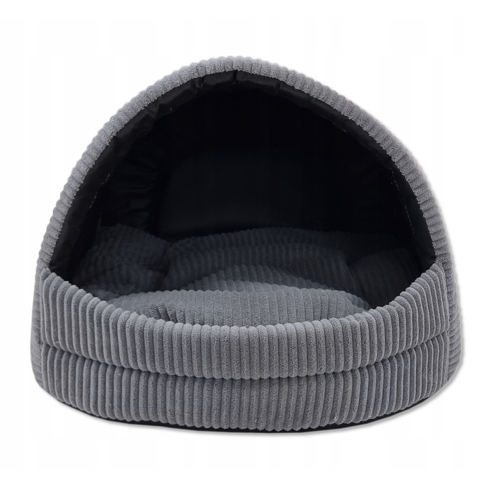 Будка для собак Odol-Plusz, чорна, 45 см x 50 см