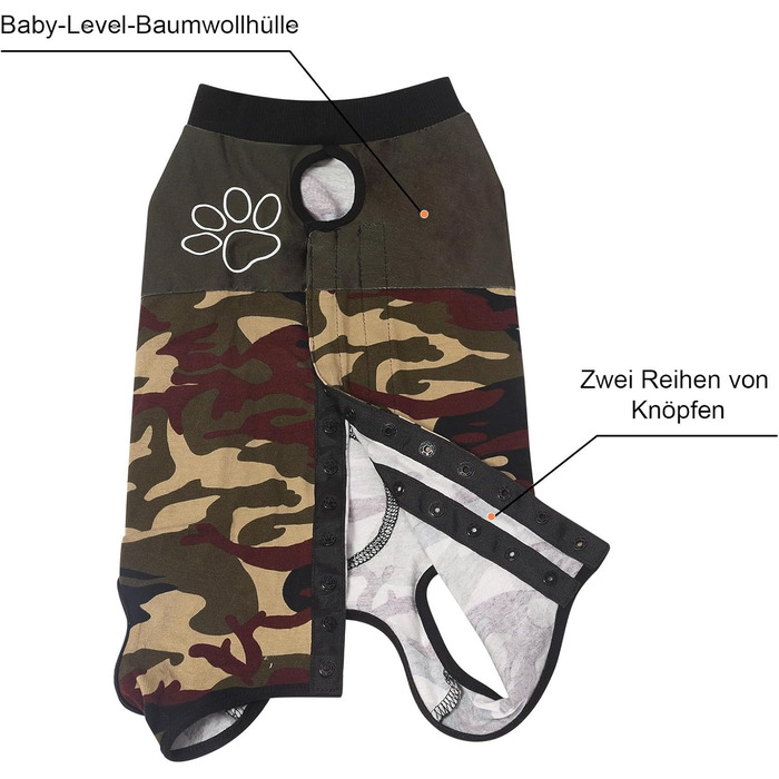 Корсет для собак після операції, регульований, для собак після кастрації/стерилізації, дихаючий, запобігає облизуванню, м'який, XL (зелений, середній)