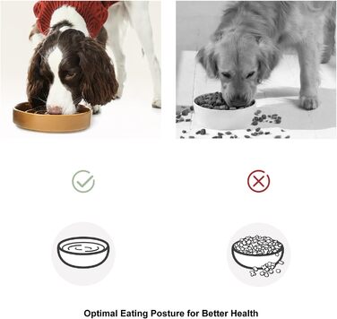 Миска для собак Slow Feeder з кераміки з антиковзним силіконовим краєм - миска-лабіринт для запобігання здуття та ожиріння (Apricot-S) Small Waves-Apricot