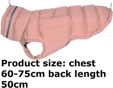 Зимовий теплий куртка для собак, водонепроникний зимовий одяг для великих собак, тепла куртка для снігу та холодної погоди, з поліестеру, для осені та зими