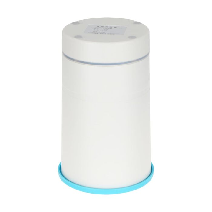 Масажер для миття лап тварин FRCOLOR USB, силікон, блакитно-білий, для собак, 16.4x10.4x2.3 см