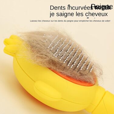 Щітка для вичісування шерсті собак та котів, масажна щітка для грумінгу домашніх тварин