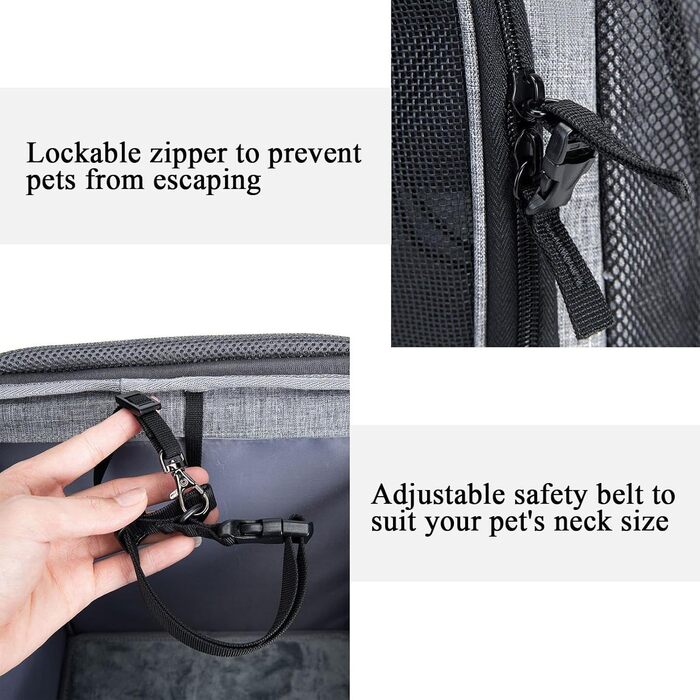 Кошик для собак на велосипед - дихаючий, легкий, знімний, для покупок, походів, кемпінгу