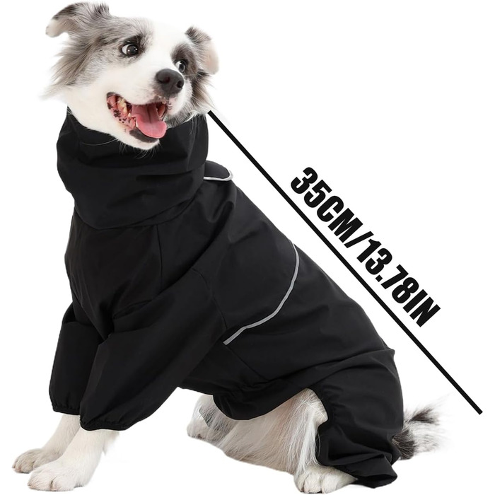 Зимовий теплий одяг для собак - вітронепроникний та дихаючий костюм для тварин | Комплект на все тіло для собак, ідеальний для прогулянок в снігу та активного відпочинку на природі. Розмір XL