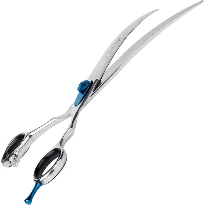 Професійна вигнута ножиця Masterclip Essentials для перукарів (19,1 см), нержавіюча сталь, для правшів